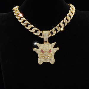 Top Selling Drip Name Custom Moissanite Hiphop Pendant 14k Gold Plated <b>Iced</b> <b>Out</b> Rapper Pendant For <b>Chain</b> Available for Sale - Product Image 3