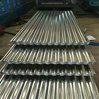Lámina de Acero Galvanizado Corrugado para Techos GI, BWG 32 34 G550, Placa de Hierro Metálica Recubierta de Zinc para Techos de Almacenes, Precio de Fábrica
