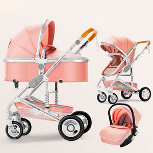ベビーカー折り畳み式ベビーカー高級旅行ポータブルベビーカーベビーカー3 in 1ベビーベビーカー0-3年 - Product Image 6