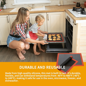 Factory OEM Chef's Choice Perforated Food Grade <b>Silicone</b> Anti-Skid Pastry Mat Dishwasher Oven Safe Eco-Friendly for Bread - Product Image 4