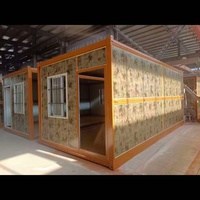 Conteneur d'expédition pliable en acier Corten 20 pieds, conception modulaire, montage et démontage faciles, transport de marchandises, chantier de construction