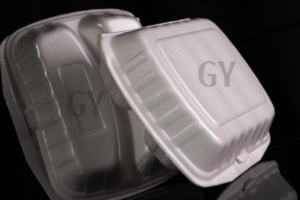 Caja de comida Contenedores de espuma para llevar Cajas de espuma de un solo uso Contenedores de comida Bandejas de espuma desechables Cajas de comida de espuma Contenedor de almuerzo de espuma - Product Image 6