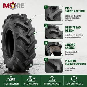 ยางรถไถนา Rockbuster H657-26 PR-1 Super Paddy Field ขนาด 16.9-34 TT W15L พร้อมวงล้อ ยางในใหม่ - Product Image 3