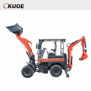 Chinese EPA Engine Backhoe Loader Fast Delivery Diesel Front Wheel mini Loader High Quality Cheap Price Backhoe Excavator Loader