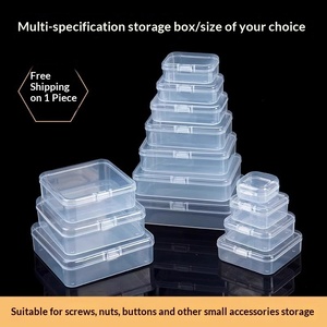 Caja <span class=keywords><strong>de</strong></span> Almacenamiento Mini Transparente y Ligera con Tapa para Componentes Electrónicos, Tornillos, Accesorios <span class=keywords><strong>de</strong></span> <span class=keywords><strong>Pesca</strong></span> - Product Image 4