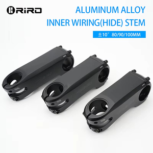 Tige de <span class=keywords><strong>vélo</strong></span> RIRO avec câble interne dissimulé, 28,6-31,8 mm, forgée/CNC, avec entretoise, pour guidon de route - Product Image 2