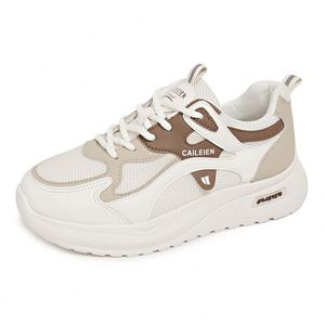 รองเท้าผ้าใบตาข่ายระบายอากาศสำหรับผู้หญิงปี 2026 |   รองเท้าทรง Chunky Dad Shoes น้ำหนักเบา |   รองเท้าวิ่งสีขาวพื้นนุ่มสำหรับฤดูร้อน - Product Image 5