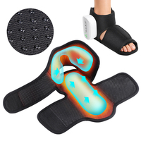 Masajeador de pies con compresión de aire inalámbrico Phenitech, bota de masaje térmica recargable por USB con calefacción para tobillo