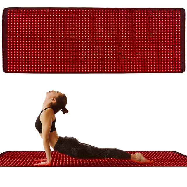 Muscle Relax Large Red Light Therapy Yoga Pad 3-in-1 Chip Safe Non-invasive Therapy Solution for Wellness  Rehabilitation Gyms