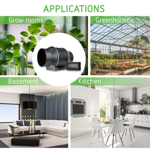 Customizable Electric Wall Grow Tent <strong>Fan</strong> Centrifugal Axial Flow Hydroponic Ventilation <strong>Fans</strong> - Product Image 4