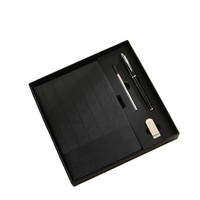 Carnets A5 à surface plate avec couverture et pages intérieures personnalisables, ensemble de 4 carnets en coffret cadeau