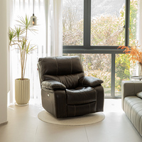 Fauteuils de massage électriques pivotants et modernes de luxe pour salon Canapé à bascule à bras inclinable simple Mobilier de designer paresseux