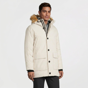 Hot Selling Wholesale Custom Autumn <b>Parka</b> <b>Jackets</b> High Quality Canvas <b>Waterproof</b> Hooded Slim Design Casual for Men - Product Image 1