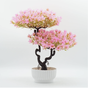 Árbol Bonsái Artificial de Simulación, Planta Decorativa para el Hogar, Verde Perenne, para Uso en Interiores y Oficinas - Product Image 5