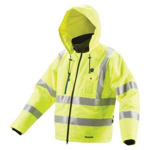 MAKITA-VESTE THERMIQUE DCJ206ZXL 14,4V - 18V HAUTE VISIBILITÉ-EAN 0088381867795 HI-VIS WORKWEAR - Product Image 1