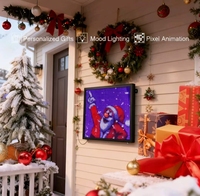 Mini Pantalla LED Digital Publicitaria para Automóvil, Pantalla de Píxeles con Mensajes de Texto Desplazables, Función DIY IP65
