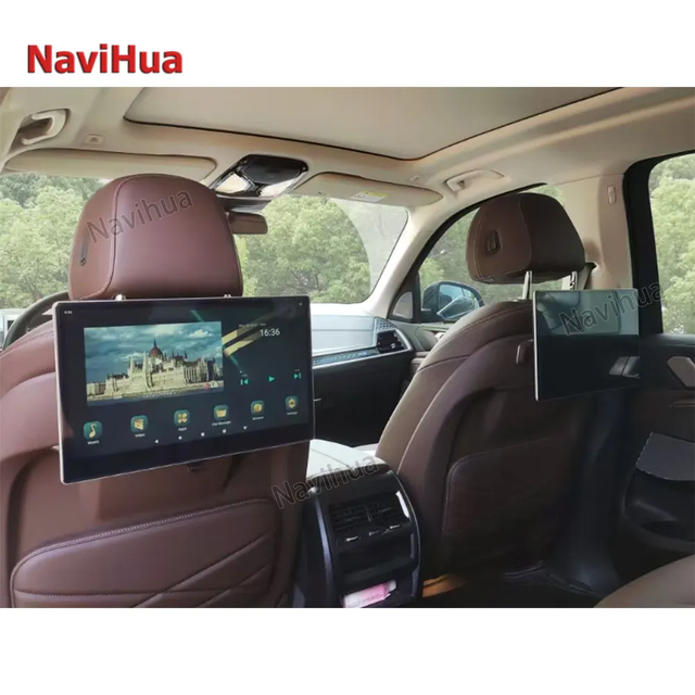 Navihua Rear Seat Entertainment System Monitor Display IPS Touch Screen Car Monitor 4k for BMW Model Plug Play Multimedia