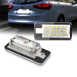 Luzes automotivas para Audi LED luz de matrícula A3 A4 A6 A8 Q7 RS4 RS6 Avant Canbus lâmpada livre de erros placa de licença