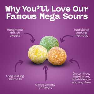 Bonbons Gélifiés Extra Aigres Personnalisables en Gros, Mélange de <span class=keywords><strong>Fruits</strong></span>, Fudge Intensément Acidulé, Idéal pour les Amateurs de Bonbons Aigres - Product Image 1