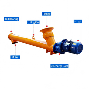 Hochleistungs-Automatik-Motorbetriebener Beton-Schneckenförderer Effiziente Schüttgut-Handhabung für Bau, Bergbau und Industrie - Product Image 6