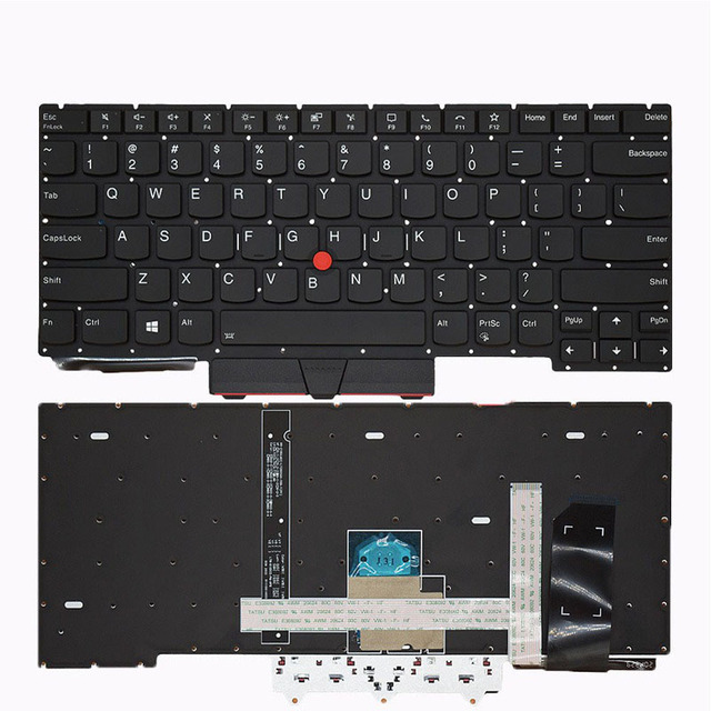 New Mechanical LED Backlit Laptop Keyboard for ThinkPad E14/E15 Gen1-Gen4 with USB 2.0 Interface