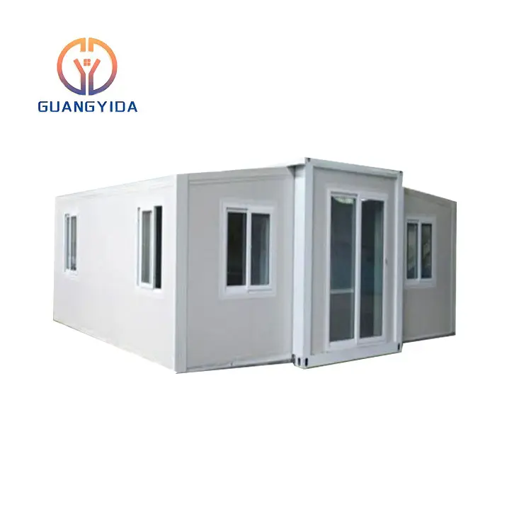 Factory Supplies Steel Structure Frame Luxury Sandwich Panel Portable Prefabricate Homes Prefab Expandable Container House