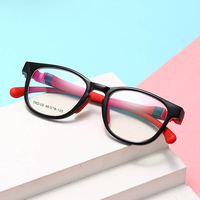 Haute qualité enfants lunettes cadres Anti lumière bleue lunettes étudiant dessin animé Silicone Temples TR carré enfants lunettes cadres