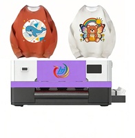 Pengiriman Dari Pabrik A3 Printer DTF Double Head XP600 Roll to Roll Printer DTF 33 CM untuk Pencetakan Kaos