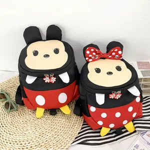 Fashionable schoolbags for kids school backpack, Mickey cartoon character children's backpack, schoolbag children