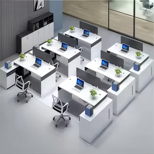 Liyu โต๊ะพับได้2/<span class=keywords><strong>4</strong></span>/6คอมพิวเตอร์เวิร์กสเตชันสำนักงานเฟอร์นิเจอร์ปรับได้ - Product Image 4