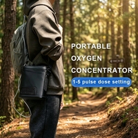 Concentrateur d'oxygène portable LONGFIAN JAY-1000P, approuvé par la FAA, débit pulsé POC, 5 réglages de débit, pureté élevée 93%±3%, 1,98 kg