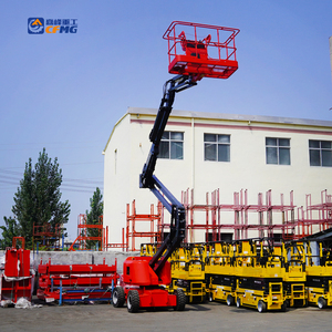 Plataforma Elevadora Articulada Compacta CFMG de 14 m/230 kg, Plataforma de Trabajo Aérea, Elevador de Personal Pequeño con Certificación CE ISO - Product Image 2