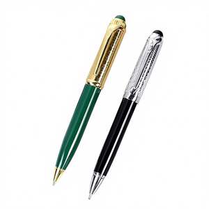 Bolígrafo de metal pesado con diseño en espiral, grabado con diamante, punta de aceite, logotipo láser, regalo de negocios, superventas transfronterizo, China - Product Image 1