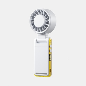 Ventilateur portable rechargeable de type C avec batterie polymère 3000 mAh, 5 vitesses, vent puissant - Product Image 4