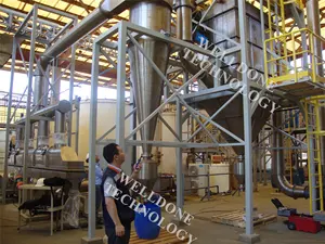 ZLG Continuous Vibrating Fluidized Bed Dryer For Food And Chemical Product