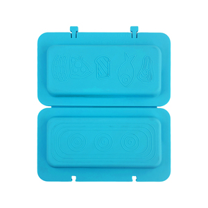 Bandeja Rectangular de Silicona para Microondas, de una Pieza, No Desmontable, 19.3x11.8cm, 400g, Grado Alimenticio, Sin Esquinas Muertas, Fácil de Limpiar - Product Image 4