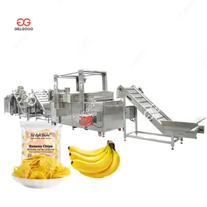 Industrial Plantain Chips Wafer Make Machinery Line Processing Chips Banana Machine For Sell