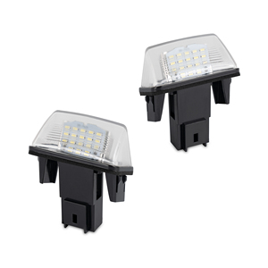 Lampe de <span class=keywords><strong>plaque</strong></span> d'<span class=keywords><strong>immatriculation</strong></span> LED haute luminosité pour Peugeot <span class=keywords><strong>206</strong></span> Citroen C3 ISO certifié lumière de voiture - Product Image 1
