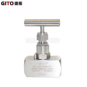 Vanne à aiguille droite en acier inoxydable haute température haute pression, filetage interne NS 1/2 pouce carré, pour hydrogène - Product Image 5