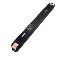 Alimentation LED Intérieure Slim Noire 200W IP20 230V, Alimentation Constante 5V 12V 24V AC DC pour CCTV, Alimentation à Commutation 150W 60W 120W 240V