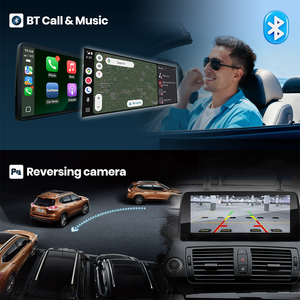 Écran OLED 2400x900, double système Linux, Carplay, Android Auto, Mirror Link, écran tactile, commande au volant pour BMW Série 1 E87 - Product Image 6