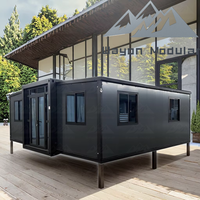 Maisonnette de luxe en panneaux sandwich Wayon Steel Structure, conteneur d'expédition, mini-maisons