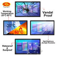 Monitor Médico 4K de 15.6 Pulgadas con Pantalla Táctil, HDMI, DVI, VGA, Interfaz LAN RJ45, Todo en Uno