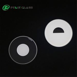 Plaque de verre trempé transparente imprimée soie de 4 mm d'épaisseur, plate, pour luminaires de plafond industriels modernes, élégante et durable, pour la décoration intérieure - Product Image 1