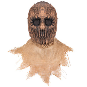 <span class=keywords><strong>Masque</strong></span> en latex de blagueur à capuche imprimé sanglant pour adulte, multicolore (5/6 couleurs), impression découpée, pour événements de groupe et fêtes d'Halloween en extérieur - Product Image 2