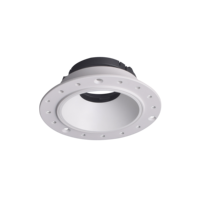 Cadre de luminaire encastré LED modulaire en aluminium pour usage intérieur, AC 220V, durée de vie de 50 000 heures, style moderne, remplaçable et rotatif