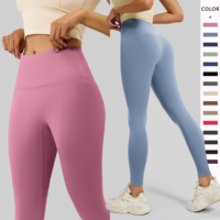 Leggings de yoga pour femmes, nouveaux leggings extensibles, leggings Peach Hip sans couture, pantalons de yoga, pantalons de fitness, pantalons de sport, leggings de yoga pour femmes OEM