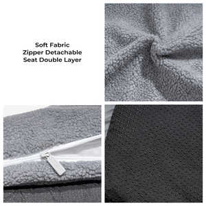 Прямая поставка с фабрики, Модный Полосатый диван-кровать из искусственной овечьей шерсти, двухслойный дизайн, Прямая поставка - Product Image 5