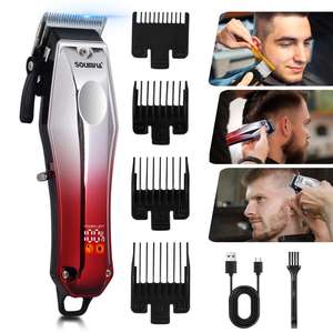 Solimpia เครื่องโกนหนวดไฟฟ้าสำหรับผู้ชาย, เครื่องโกนหนวดไฟฟ้าแบบชาร์จ USB พกพาได้เครื่องไล่ระดับสีสไ<span class=keywords><strong>ต</strong></span>ล์<span class=keywords><strong>ยอด</strong></span><span class=keywords><strong>นิยม</strong></span> - Product Image 2