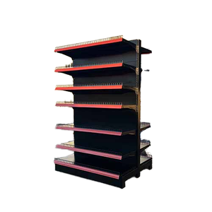 Factory Custom Size Color Double-Sided Heavy Duty 7-Layer Cold <b>Rolled</b> Steel Gondola Shelving Supermarket Display <b>Racks</b> - Product Image 1
